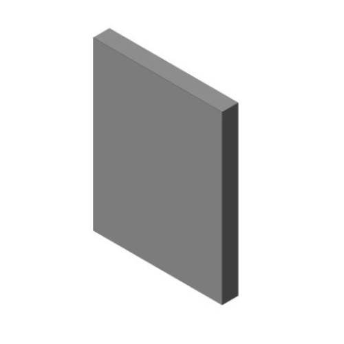 Šamotová deska boční, pravá přední, spodní KV 025F R01